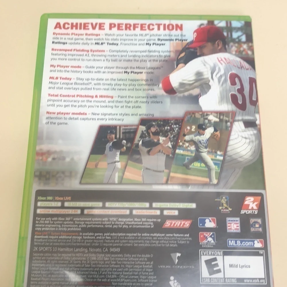 𝅺22. MAJOR League Baseball 2K11 for Xbox 360